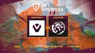 Sentinels x Leviatán Esports (Mapa 1: Lotus) | VCT Americas