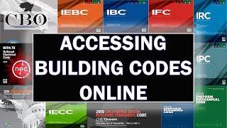 Accessing Building Codes Online.