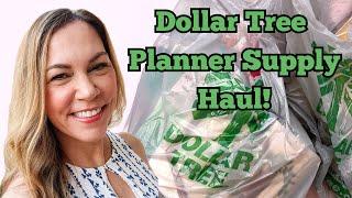 Dollar Tree Stationery & Planner Supply Haul! February 2025 Budget Friendly Paper Crafting Supplies