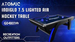 ATOMIC - Indiglo 7.5 Lighted Air Hockey Table - G04801W available at Recreation outfitters