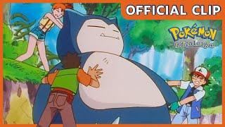 Snorlax, WAKE UP! | Pokémon: Indigo League | Official Clip