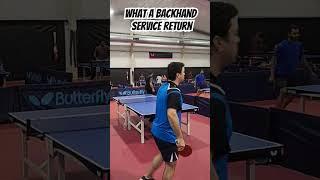 That's How You Return A Serve #tabletennis #tabletennisclips #pingpong #usatt #zjs #serve #return