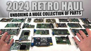 The 2024 Retro Haul - Sorting Through a Big Box of Retro PC Parts