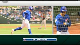 Anthony Rizzo Predicts Joc Pederson's Home Run While Mic'd Up at Spring Training