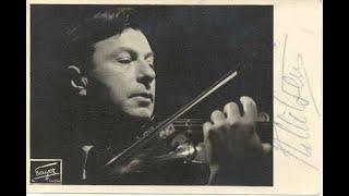 Milstein - Bach : Sonata for Solo  Violin No.2 BWV.1003 (1956)