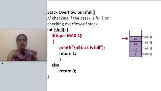4.2 Stack ADT using array/ Stack Implementation using Array