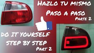 Faros led hazlo tu mismo.Led headlights do it yourself.adc motor