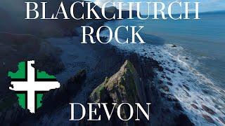 Blackchurch Rock in Devon (FPV) #seaside