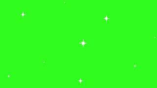 Star Twinkle Effect Green Screen | Cartoon Style | Goolee Animation