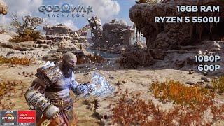 God of War Ragnarök - RYZEN 5 5500U - 16GB RAM - VEGA 7 - BENCHMARK