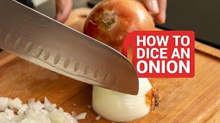 How to dice an onion