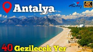 Top 40 Best Places You Must Visit in ANTALYA, TURKEY - 4K (2024) | Travel Guide for Antalya, Turkey