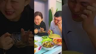 Funny Husband and Wife Yummy Food Eating Challenge 