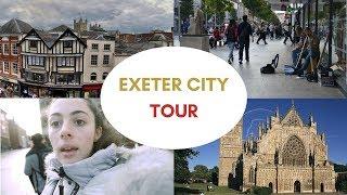 Exeter City Tour: High Street and Cathedral at Exeter's city center | Exeter University Student Life