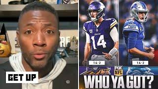 GET UP | Ryan Clark bold-predicts Vikings vs. Lions: Jared Goff will outplay Sam Darnold on Sunday?