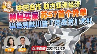 俄罗斯苏57战机拿下第一个出口订单！买家神秘 | 马斯克自以为是美国“联合总统”？惹特朗普团队不满 | 以色列献礼特朗普 与黎巴嫩“停战书”大礼《 午安新西兰》20241115