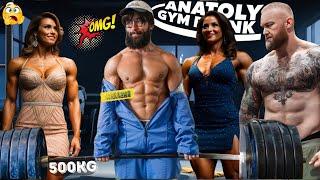 Anatoly Strongman getting pranked by other strong men  (STEROID Surprise)