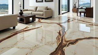 Luxury Modern Floor Tiles Designs For Stylish Living Rooms 2025 | Ceramic Tile flooring design Ideas