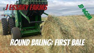 Round Baling: First Bale