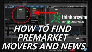 How To Find Premarket Runners and Scan for News - How To Series