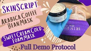 SkinScript Double Mask Protocol|Arabica coffee Bean & Sweet Cream Cold Foam Mask