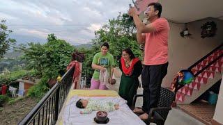 हरेला का त्यौहार ll Almora Uttarakhand Pahadi lifestyle Vlog #trending #pahadivlogs #pahadiculture