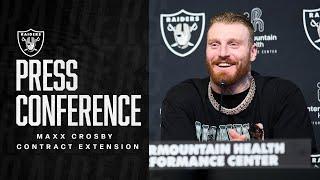 Maxx Crosby Contract Extension Press Conference - 3.5.25 | Las Vegas Raiders | NFL