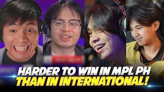 Casters Spitting FACTS!? "It's HARD to WIN in MPL PH than in INTERNATIONAL Tournament"