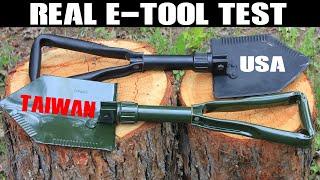 REALISTIC E-TOOL TEST Taiwan vs USA - RATHCO vs MILITARY ISSUE