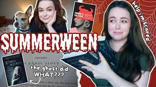 these spooky books made me wish I can't read  SUMMERWEEN READING VLOG