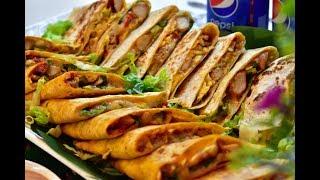 اطيب ساندوش مع اطيب خلطه .. ساندوش كساديا دجاج من اطيب الوصفات Chicken quesadilla sandwich