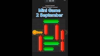 Mini Game Today 2 September How To Solve Mini Game Puzzle in Hamster Kombat (100%) SOLVED !