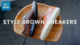 How To Style Brown Sneakers | Complimentary Colors