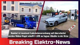 Breaking Elektro-News: Numbat ist insolvent/Ladesäulenverordnung-Überarbeitung/Jaguar in der Krise