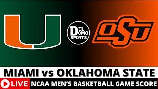 MIAMI VS OKLAHOMA STATE LIVE  NCAAM Basketball Shriners Children’s Charleston Classic NOV 22, 2024