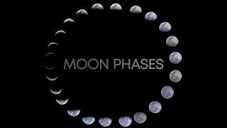 Moon Phases TimeLapse 4K