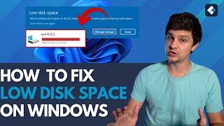 How to Free Up Disk Space on Windows丨Fix Low Disk Space Error on Windows