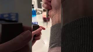 Anterior sickle left-handed sharpening