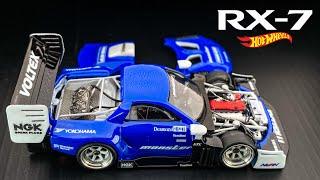 Mazda RX7 Time Attack Monster powered by RB26DET engine Hot wheels Custom