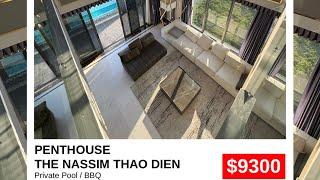 PENTHOUSE THE NASSIM THAO DIEN DUPLEX 3BEDROOMS 500SQM PRIVATE POOL