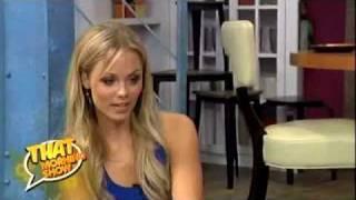 LAURA VANDERVOORT Interviewed on "That Morning Show" about ABC's hit TV show "V"