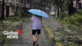 Typhoon Bebinca makes landfall in Shanghai, strongest to hit island in 7 decades