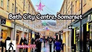 Bath City Centre, Walking in the First Snow.