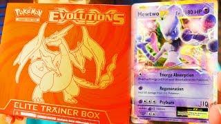 XY Evolutions Elite Trainer Box Mega Charizard - Pokemon TCG Unboxing