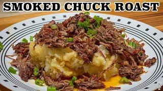 Smoked Chuck Roast | Z Grills Smoked Chuck Roast For Pulled Beef