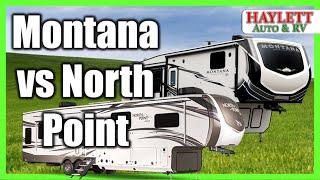 Montana vs North Point Luxury Fifth Wheel RV Comparison!