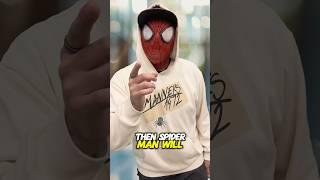 SPIDER-MAN WILL COME TO SAVE YOU 🫠️ #shorts #comedy funny #marvel  #spiderman | @zackdfilms