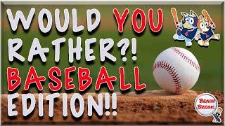 Would You Rather? Baseball Edition! | This or That | Fun Fitness Games for Kids | GoNoodle | PE