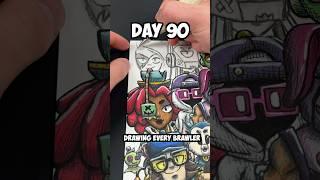 Day 90 Drawing EVERY Brawler - Lumi #shorts #brawlstars #drawing