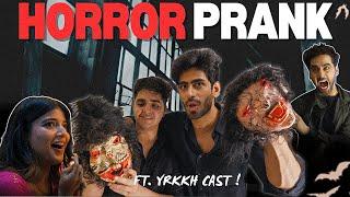 Scary Prank on YRKKH Cast | Chaos on set!! Ft.Rishabh & Manthan